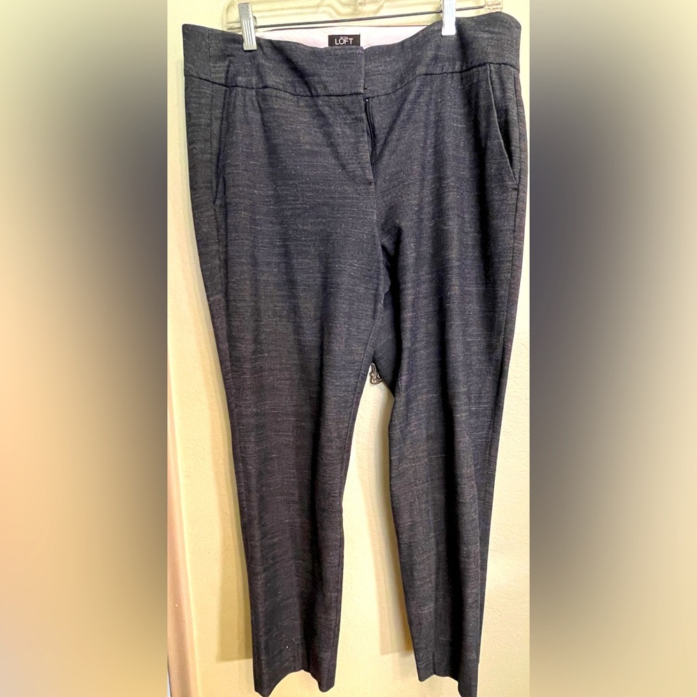 LOFT Charcoal Gray Pants Size 10